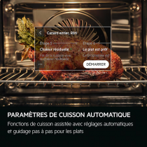 Four encastrable pyrolyse 7000 MealAssist avec SteamCrisp A++ Noir - AEG Réf. NBR7P731SB