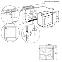 Four encastrable pyrolyse 7000 MealAssist avec SteamCrisp A++ Noir - AEG Réf. NBR7P731SB