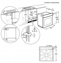 Four encastrable Pyrolyse 7000 MealAssist avec SteamCrisp A++ Noir - AEG Réf. NBR7P731ST