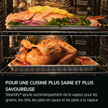 Four encastrable Vapeur 8000 MealAssist avec SteamPro A++ Noir - AEG Réf. NBB8S731AT