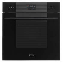 Four Linéa multifonction pyrolyse 68l A+ Noir intense - SMEG Elite Réf. SOP6102TB3