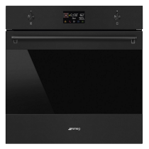 Four micro-ondes combiné Classica Vapor Clean Noir mat - SMEG Elite Réf. SO6302M2N
