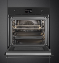 Four micro-ondes combiné Classica Vapor Clean Noir mat - SMEG Elite Réf. SO6302M2N
