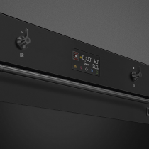Four micro-ondes combiné Classica Vapor Clean Noir mat - SMEG Elite Réf. SO6302M2N