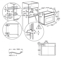 Four micro-ondes CombiQuick® 43l 1000W Inox - Electrolux Réf. KVLBE08X