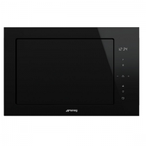 Four micro-ondes Grill encastrable \ Dolce Stil Novo\  Noir - SMEG Réf. FMI625CN