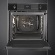 Four multifonction combiné vapeur pyrolyse Linéa A+ Noir intense - SMEG Elite Réf. SOP6101S2B3