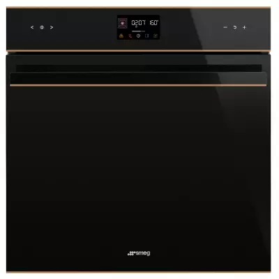 Four multifonction pyrolyse \ Dolce Stil Novo\  68l A+ Noir / Cuivre - SMEG Elite R�f. SOP6602TNR