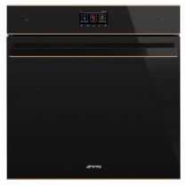 Four multifonction pyrolyse \ Dolce Stil Novo\  68l A+ Noir / Cuivre - SMEG Elite Réf. SOP6604TPNR