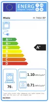 Four multifonction pyrolyse 76l A+ Beige perle - MIELE R&eacute;f. H7464BP