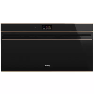 Four multifonction Pyrolyse 90cm Dolce Stil Novo 85l A+ Noir / Cuivre -SMEG Elite R�f. SFPR9604TNR