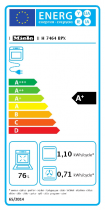 Four multifonction pyrolyse ArtLine 76l A+ Gris graphite - MIELE Réf. H 7464 BPX GR