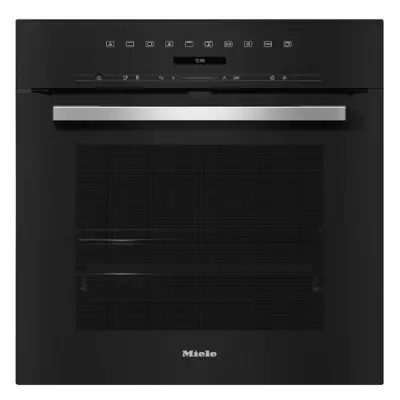 Four multifonction pyrolyse BlackLine 76l A+ Noir Obsidien - MIELE R�f. H 7165 BP