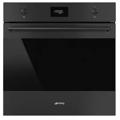 Four multifonction pyrolyse Classica 70l A+ Noir mat - SMEG R�f. SFP6301TVN