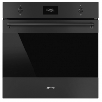 Four multifonction pyrolyse Classica 70l A+ Noir mat - SMEG Réf. SFP6301TVN