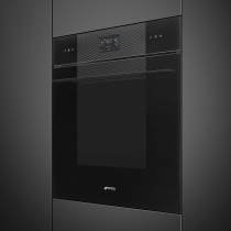 Four multifonction pyrolyse Linéa combiné vapeur 68l A+ Noir intense - SMEG Elite Réf. SOP6102S2PB3