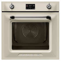 Four multifonction pyrolyse Victoria 68l Crème - SMEG Réf. SOP6902S2PP