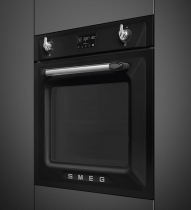 Four multifonction pyrolyse Victoria 68l Noir - SMEG Réf. SOP6902S2PN