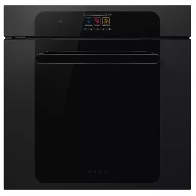 Four MUSA  60 cm Combin� vapeur Vapor clean Noir brillant - SMEG Elite R�f. SO6204S4PB
