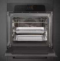 Four MUSA  60 cm Combin&eacute; vapeur Vapor clean Noir brillant - SMEG Elite R&eacute;f. SO6204S4PB