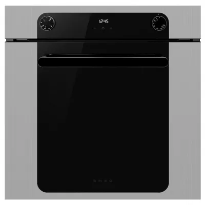 Four MUSA 60 cm Vapor Clean A Gris m�tal Brillant- SMEG Elite R�f. SF6200TS