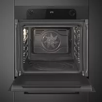 Four MUSA 60 cm Vapor Clean A Noir Brillant- SMEG Elite R&eacute;f. SF6200TB