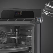 Four MUSA 60cm Combin&eacute; vapeur pyrolyse A+ Noir Brillant- SMEG Elite R&eacute;f. SOP6204S2PB