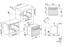 Four MUSA 60cm Combin&eacute; vapeur pyrolyse A+ Noir Brillant- SMEG Elite R&eacute;f. SOP6204S2PB