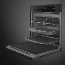 Four MUSA 60cm Combin&eacute; vapeur pyrolyse Noir Brillant - SMEG Elite R&eacute;f. SOP6202S2PB