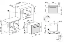 Four MUSA 60cm Combin&eacute; vapeur pyrolyse Noir Brillant - SMEG Elite R&eacute;f. SOP6202S2PB