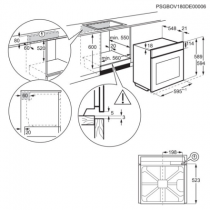 Four pyrolyse 500 SurrounCook® avec SteamBake A+ Inox - Electrolux Réf. KODFP46X