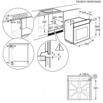 Four pyrolyse 700 MealAssist A+ Noir/ Inox - Electrolux Réf.KOEBP39X2