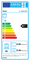 Four pyrolyse ArtLine HydraCook DirectSensor 49l A+ Pearlbeige - MIELE Réf. H 7440 BPX PeBe