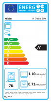 Four pyrolyse ArtLine HydraCook DirectSensor 76l A+ Pearlbeige  - MIELE Réf. H 7464 BPX PeBe