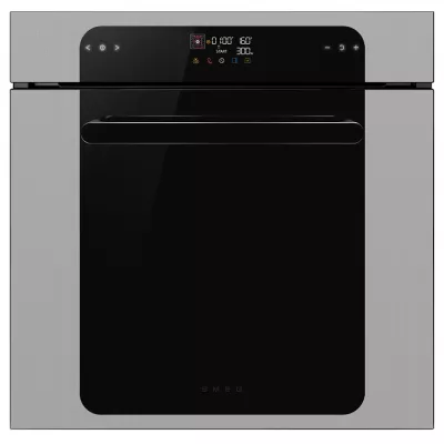 Four Pyrolyse MUSA 60cm Chaleur tournante Gris m�tal Brillant - SMEG Elite R�f. SOP6202TS