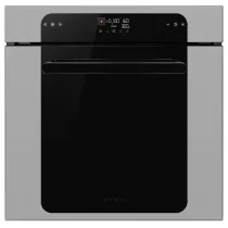 Four Pyrolyse MUSA 60cm Chaleur tournante Gris m&eacute;tal Brillant - SMEG Elite R&eacute;f. SOP6202TS