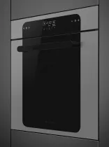 Four Pyrolyse MUSA 60cm Chaleur tournante Gris m&eacute;tal Brillant - SMEG Elite R&eacute;f. SOP6202TS