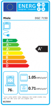 Four vapeur multifonctions ContourLine 76l A+ Inox anti-traces - MIELE Réf. DGC 7150