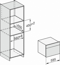 Four vapeur PureLine 40l Inox anti-traces - MIELE Réf. DG 7440