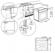 Four vapeur SteamCrisp® 72l A+ Inox - Electrolux Réf. KOCBP29X