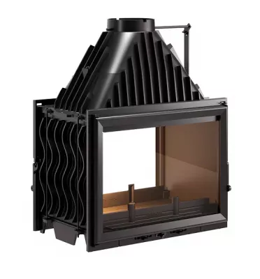 Foyer � bois 700 GV double face volet 10 kW - Invicta R�f. P927854