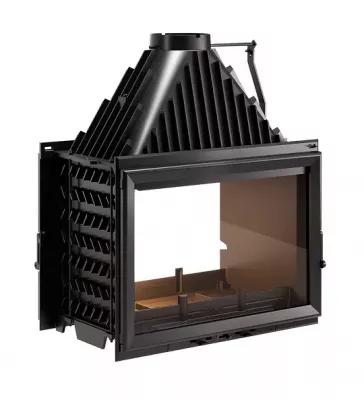 Foyer � bois 800 GV double face volet 10 kW - Invicta R�f. P928254