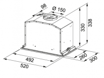 Groupe filtrant Aria 52cm 680m3/h Inox - ROBLIN Réf. 6668828