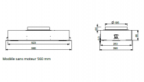 Groupe filtrant Symphonie Plus 56cm sans moteur Inox - ROBLIN Réf. 6839167 / 3050615712