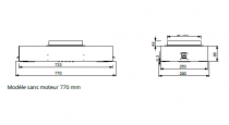 Groupe filtrant Symphonie Plus 77cm sans moteur Blanc - ROBLIN Réf. 6839501 / 3050615720