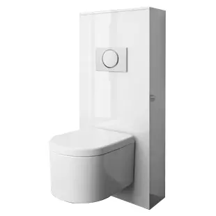 Habillage bati-support Noja laque Blanc brillant - SALGAR R�f. 25365