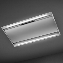 Hotte de plafond 120cm 452m3/h (594m3/h intensif) Inox - SMEG Réf. KLT9L4X