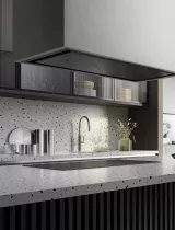 Hotte de plafond Aqua 900 KL 90cm 605m3/h Noir mat - ROBLIN R&eacute;f. 6541229