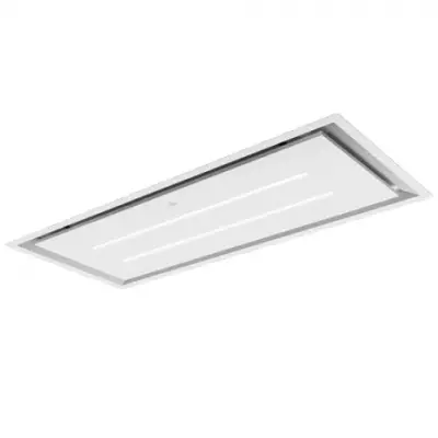 Hotte de plafond Canop�e 120cm 520m3/h (800m3/h intensif) Blanc mat  - ROBLIN R�f. 6411522