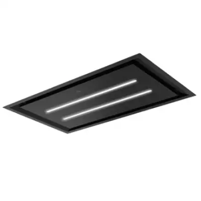 Hotte de plafond Canop�e 90cm 520m3/h (800m3/h intensif) Noir mat - ROBLIN R�f. 6411546